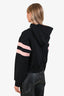 Miu Miu Black/Pink Cotton 'Unicorn Not Nice' Embroidered Hoodie Size XS