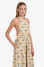 Agua by Agua Bendita Yellow Banana Floral Maxi Dress Size M