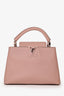 Louis Vuitton 2018 Pink Taurillon Leather Capucines BB with Strap