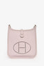 Hermès 2023 Mauve Pale Clemence Leather Mini Evelyne TPM 16 Crossbody