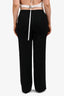 Blumarine Black Trouser Pants Size 46 IT