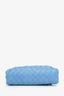 Bottega Veneta Blue Intrecciato Leather Mini Pouch Bag
