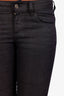Gucci Black Glitter Skinny Jeans Size 36