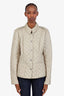 Burberry Brit Beige Quilted Jacket Size L