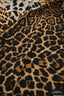 Yves Saint Laurent Rive Gauche Spring 2002 Tom Ford Runway Leopard Print Fringe Scarf