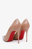 Christian Louboutin Nude Patent Leather Heels Size 38.5