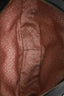 Versace Black Croc Embossed Leather Zippered Shoulder Bag