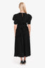 Ulla Johnson Black Ruffle Waist Midi Dress Size 6