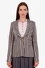 Smythe Grey Wool Single Breasted Blazer Size 4