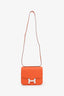 Hermès 2024 Orange Leather Mini Constance 18