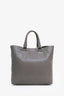 Prada Grey Soft Calf Leather 'Bauletto' Crossbody Bag
