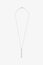 Tiffany & Co. Platinum Jazz Collection Diamond Drop Pendant Necklace