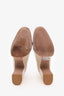 Valentino Ivory Tan-Go Patent Leather Platform Pumps Size 35