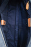 Christian Dior 2001 Blue Denim Double Saddle Bowler Bag