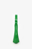 By Far Green Patent Baby Amber Bag