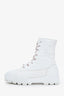 Hermès White Nylon "Fresh" Ankle Boots Size 37