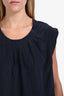 Miu Miu 2007 Navy Nylon Midi Dress Size 42