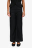 Faithfull The Brand Black Linen Ottavio Pants Size XS