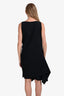 Issey Miyake Vintage Black Wrap Mini Dress Size M