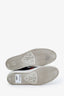 Gucci Grey GG Supreme Canvas Red Python Trim Web Ace Sneakers Size 10 Men's