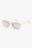 Gentle Monster Gold/Pink Aviator Sunglasses