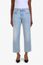 Toteme Light Wash Denim Tapered Jean Size 27