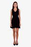 M Missoni Black Chevron Knit Sleeveless Dress Size 40