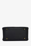 Hermès 2022 Navy Blue Clemence Leather Mini Lindy