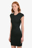 Alexander Wang Green Knit Fitted Midi Dress Size XS