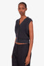 Brunello Cucinelli Navy Cashmere Knit Vest Size XS