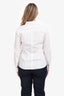 Dolce & Gabbana White Cotton Button-Up Long Sleeve Shirt Size 44