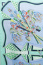 Hermès Green/Multicolour Silk Bouquets Sellier Scarf Size 90cm
