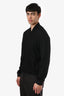 Louis Vuitton Black Jersey Reversible Monogram Zip Up Jacket Size M Men's