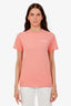 Sporty & Rich Pink 'Health and Wellness' T-Shirt Size XS