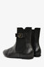 Salvatore Ferragamo Black Leather Vara Bow Chelsea Boot Size 11