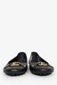 Louis Vuitton Black Leather Dauphine Ballet Flats Size 38.5