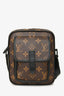Louis Vuitton 2021 Black Monogram Macassar Christopher Wearable Crossbody Wallet Bag