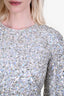 ILTA Silver Sequin Long Sleeve 'Sienna' Dress Size 36