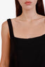 Valentino Black Wool Silk Square Neck Sleeveless Romper Size 40