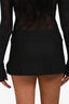 Miaou Black Wool Micro Skirt Size XS