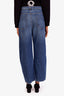 Nili Lotan Blue 'Tribeca' Barrel Leg Jean Size 29