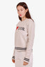 Christian Dior 2019 Beige Cashmere Dioramour Capsule Collection Sweater Size 4