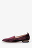 Nicholas Kirkwood Purple Velvet Pointed Toe Flats Size 35
