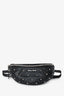 Miu Miu 2018 Black/Silver Studded Buffed Sheepskin and Leather Belt Bag