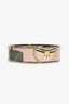 Hermès Pink/Multi Enamel Wide Bangle Size 65