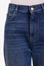 The Row Blue Cotton Straight Leg Jeans Size 32