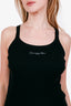 Christian Dior Black Logo Cotton Tank Top Size M