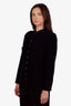 Pre-loved Chanel™ 19S Black CC Button Quilted Pocket Jacket Size 44