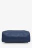 Balenciaga Blue Leather Blackout City Bag With Strap