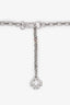Maje Silver Clover Logo Chain Belt